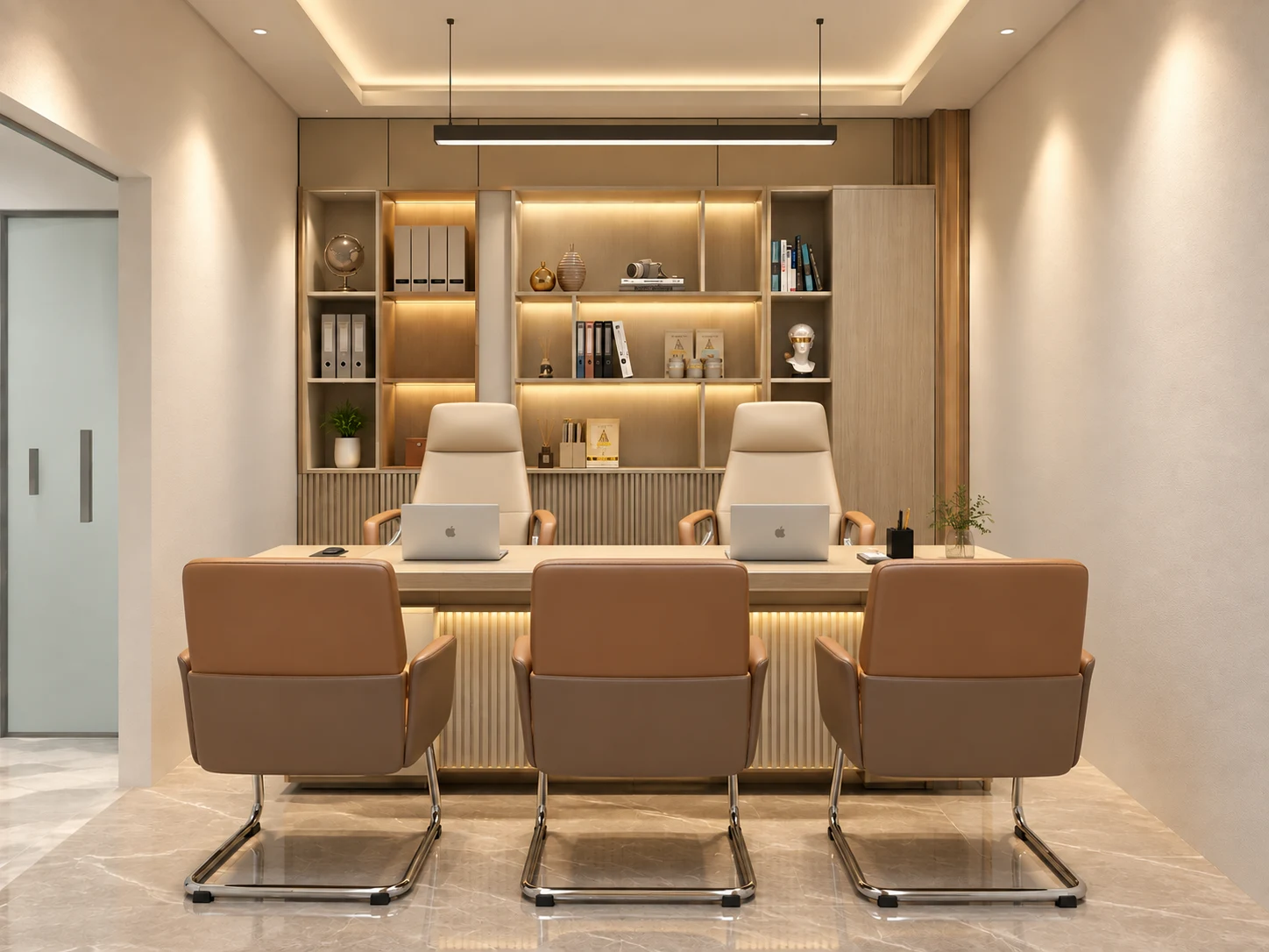 Finished office cabin render