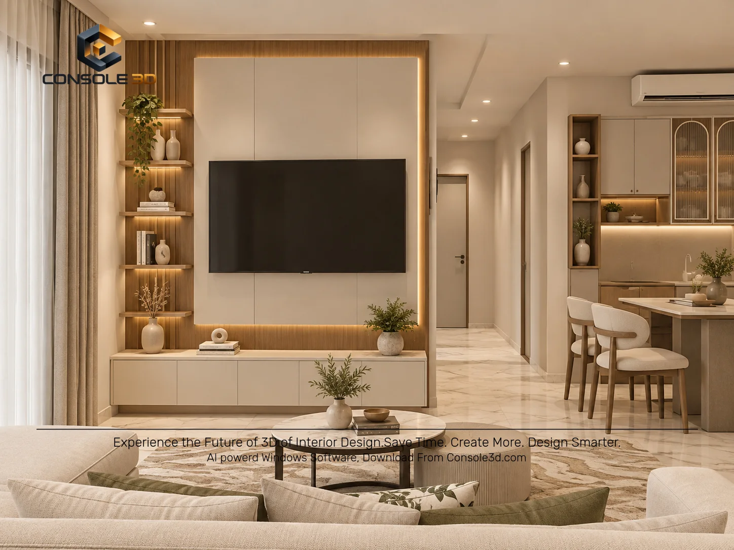 Living Room 02 final render