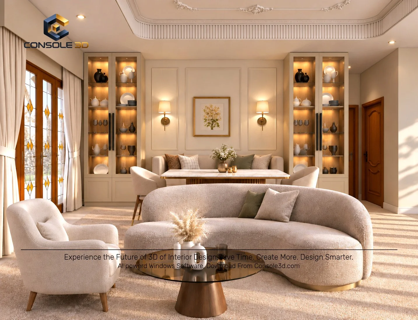 Living Room Traditional — view 3