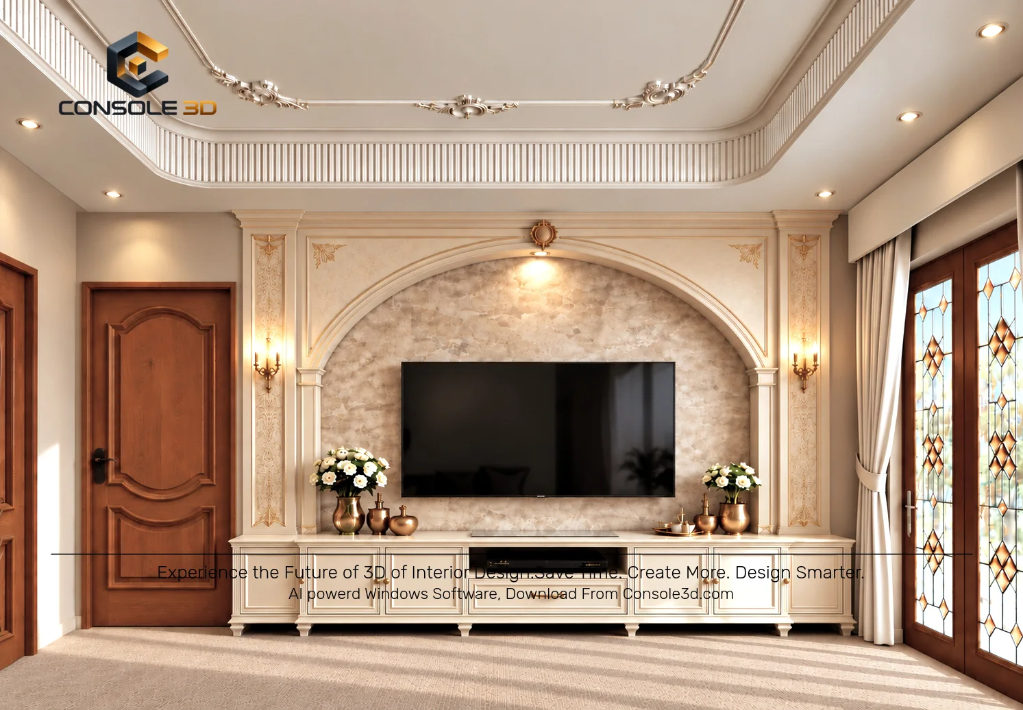 Living Room Traditional — view 4